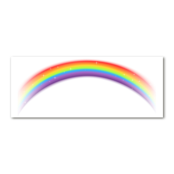 Quadro in vetro acrilico Arcobaleno