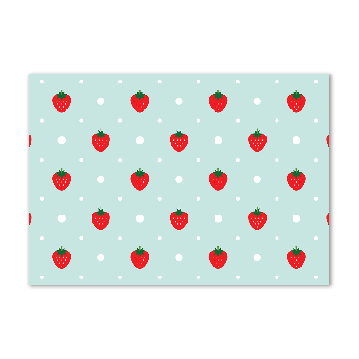 Quadro vetro acrilico Icone di fragole