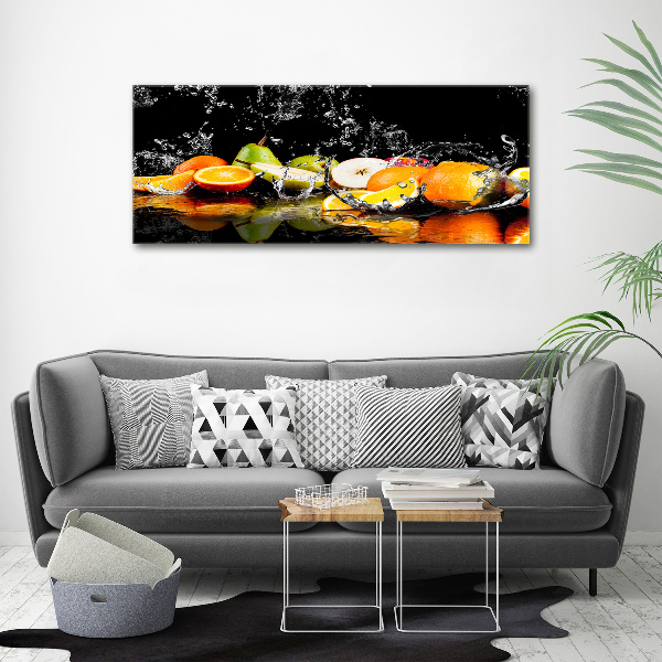 Quadro vetro acrilico Frutta e acqua
