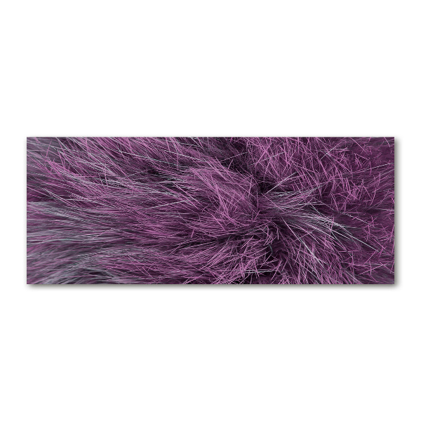 Quadro vetro acrilico Pelliccia rosa