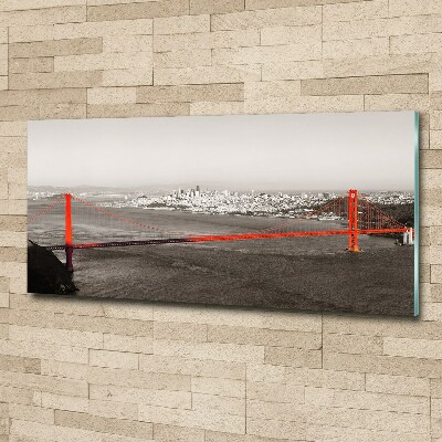 Quadro vetro acrilico Ponte di San Francisco