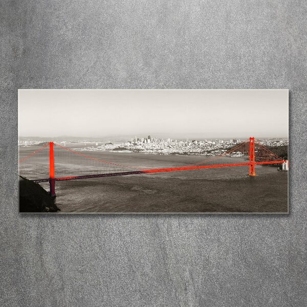 Quadro vetro acrilico Ponte di San Francisco