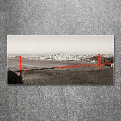 Quadro vetro acrilico Ponte di San Francisco