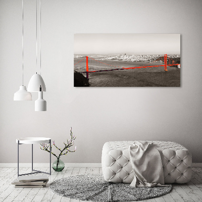 Quadro vetro acrilico Ponte di San Francisco