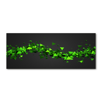 Quadro su vetro acrilico Onda geometrica