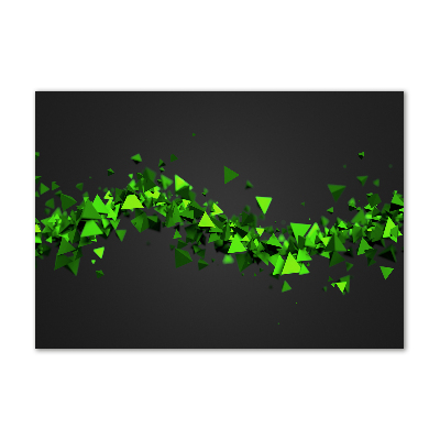 Quadro su vetro acrilico Onda geometrica