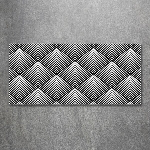 Quadro su vetro acrilico Sfondo geometrico