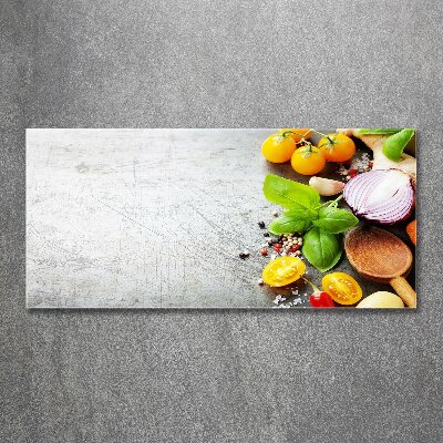 Quadro su vetro acrilico Verdure