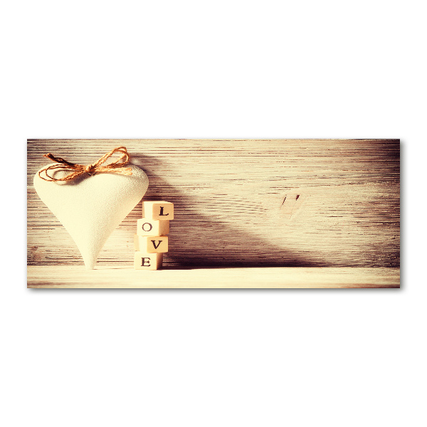 Quadro vetro acrilico Amore