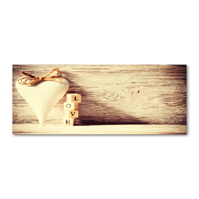 Quadro vetro acrilico Amore