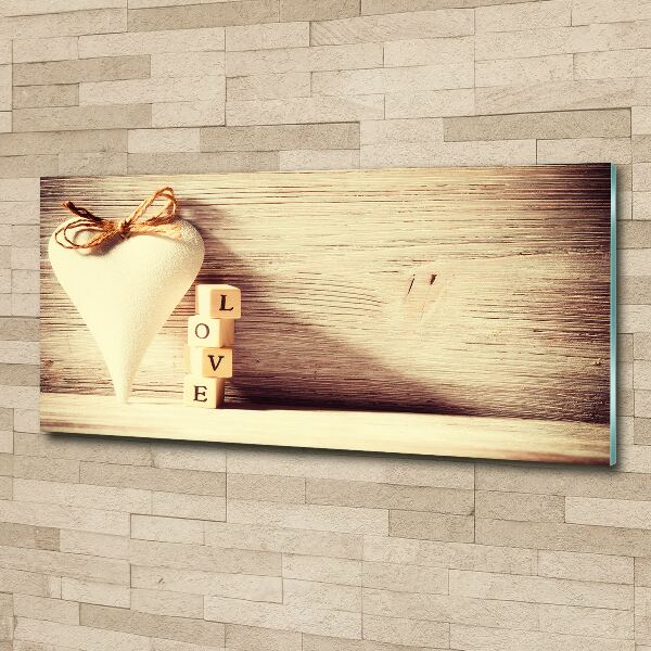 Quadro vetro acrilico Amore
