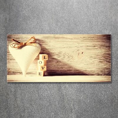 Quadro vetro acrilico Amore