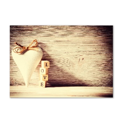 Quadro vetro acrilico Amore