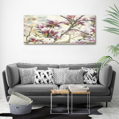 Quadro su vetro acrilico Magnolia