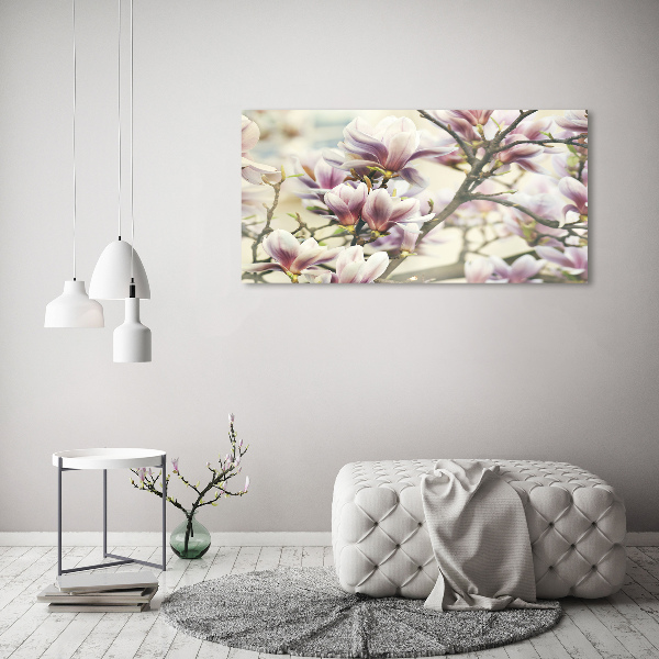 Quadro su vetro acrilico Magnolia