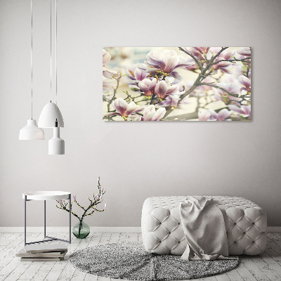 Quadro su vetro acrilico Magnolia