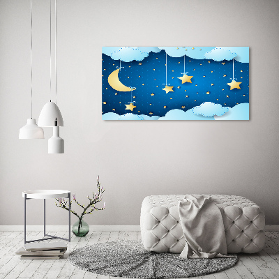 Quadro su vetro acrilico Il cielo di notte