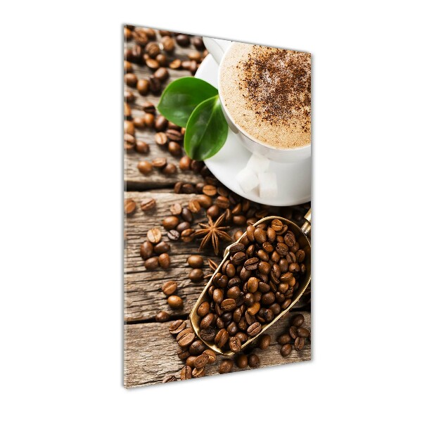 Quadro acrilico verticale Caffè