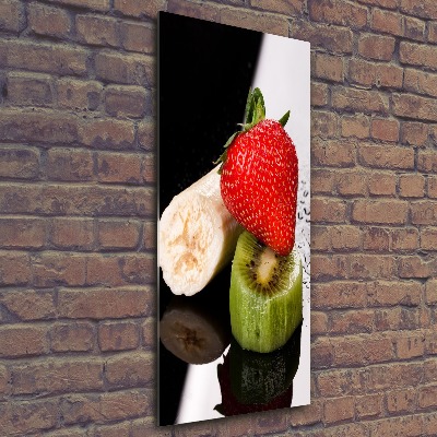 Quadro vetro acrilico verticale Frutta