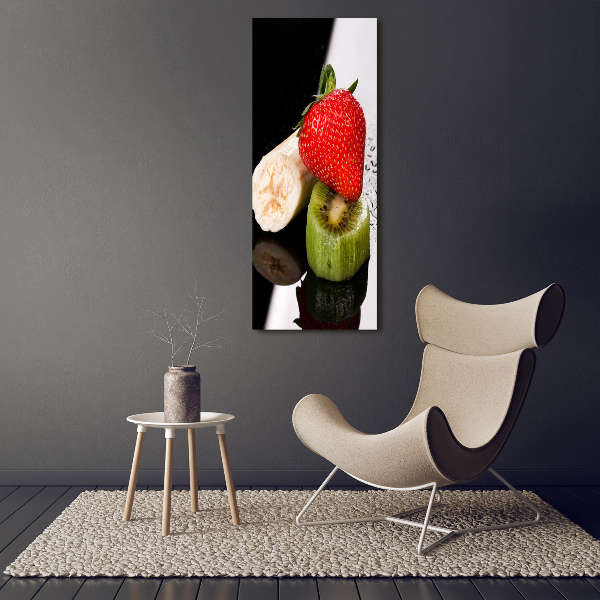 Quadro vetro acrilico verticale Frutta