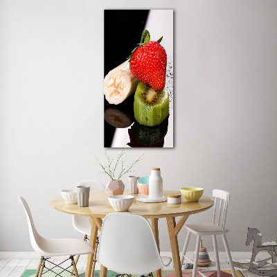 Quadro vetro acrilico verticale Frutta