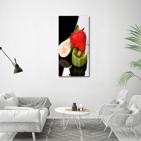 Quadro vetro acrilico verticale Frutta