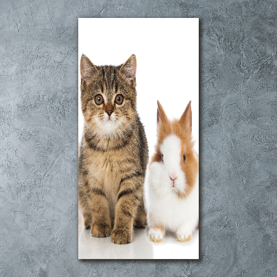 Quadro in vetro acrilico verticale Animali domestici