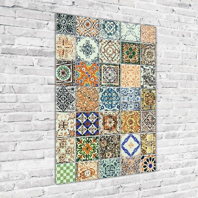 Quadro vetro acrilico verticale Piastrelle in ceramica