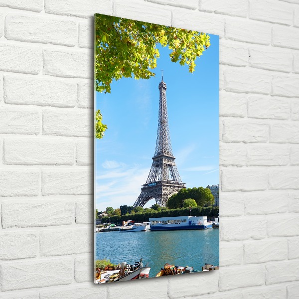 Quadro acrilico verticale Torre Eiffel Parigi