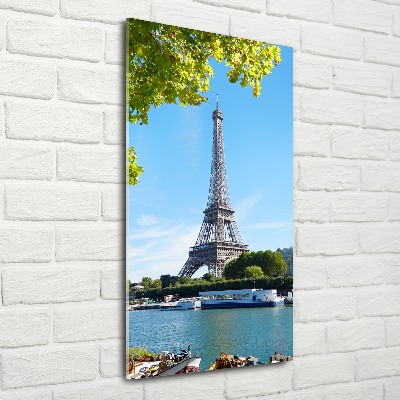 Quadro acrilico verticale Torre Eiffel Parigi