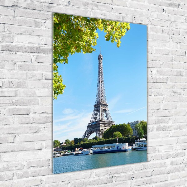 Quadro acrilico verticale Torre Eiffel Parigi