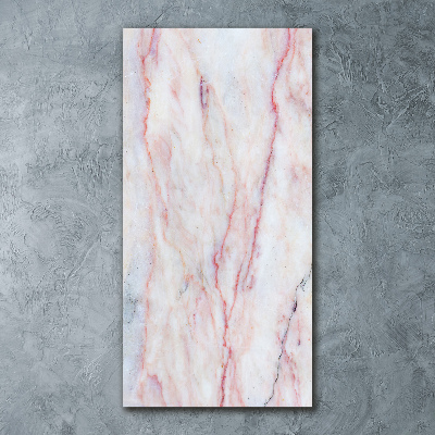 Quadro stampa su vetro acrilico verticale Sfondo effetto marmo