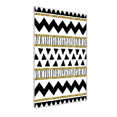 Quadro acrilico verticale Di origine etnica