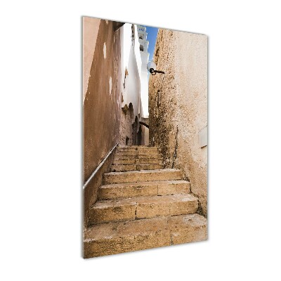 Quadro stampa su vetro acrilico verticale Le strade di Israele