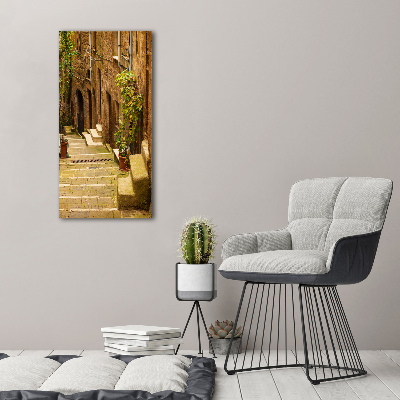 Quadro acrilico verticale Strade italiane