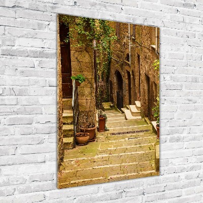 Quadro acrilico verticale Strade italiane