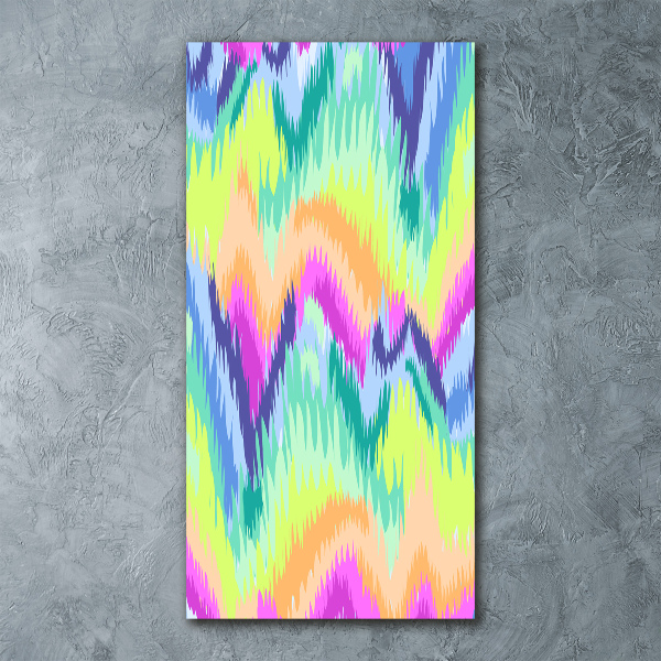 Quadro vetro acrilico verticale Sfondo arcobaleno