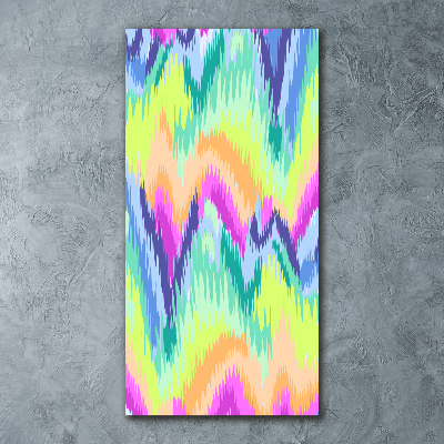Quadro vetro acrilico verticale Sfondo arcobaleno