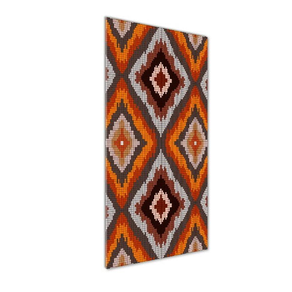 Quadro stampa su vetro acrilico verticale Sfondo retrò