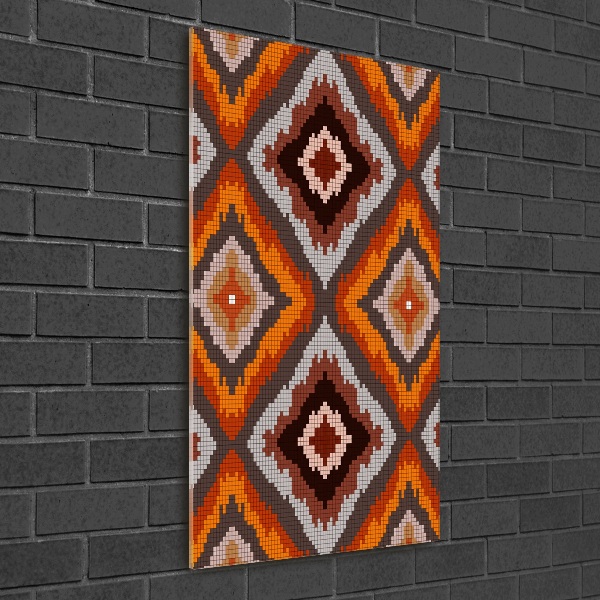 Quadro stampa su vetro acrilico verticale Sfondo retrò