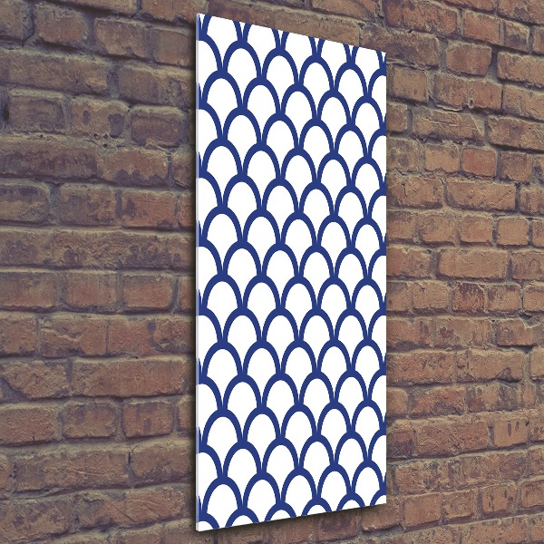 Quadro acrilico verticale Contesto marittimo