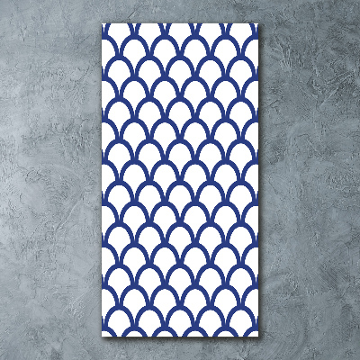 Quadro acrilico verticale Contesto marittimo