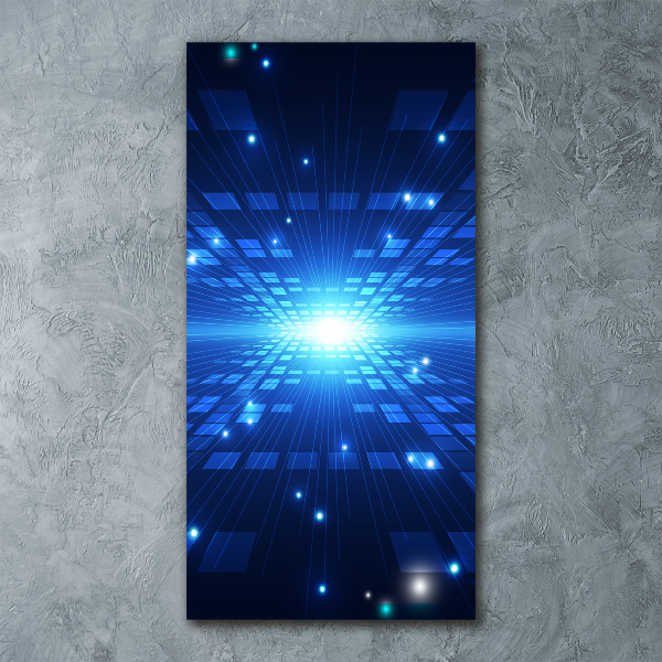 Quadro stampa su vetro acrilico verticale Sfondo 3D