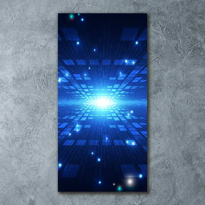 Quadro stampa su vetro acrilico verticale Sfondo 3D
