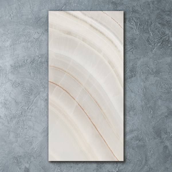 Quadro acrilico verticale Sfondo effetto marmo