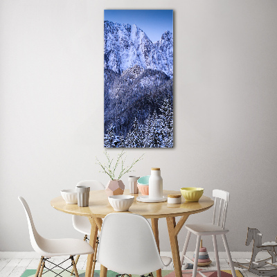 Quadro acrilico verticale Giewont, Monti Tatra