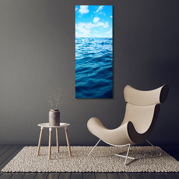 Quadro in vetro acrilico verticale Acqua di mare