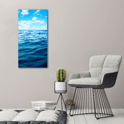 Quadro in vetro acrilico verticale Acqua di mare