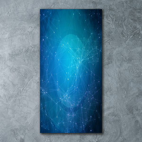 Quadro stampa su vetro acrilico verticale Costellazione