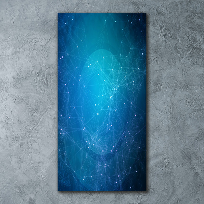 Quadro stampa su vetro acrilico verticale Costellazione